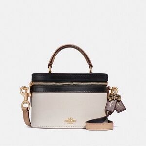 Selena Gomez Coach Trail bag excellent condition cream black beige